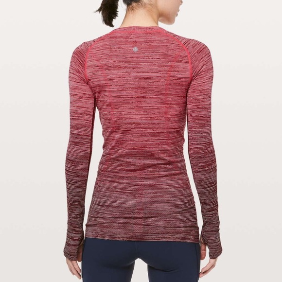 Lululemon Swiftly Tech Long Sleeve
Red Alert/White/Dark Sport Red/Black Size 8 - Picture 2 of 8